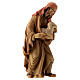 Shepherd with two lambs Nativity scene 12 cm wood Val Gardena s3