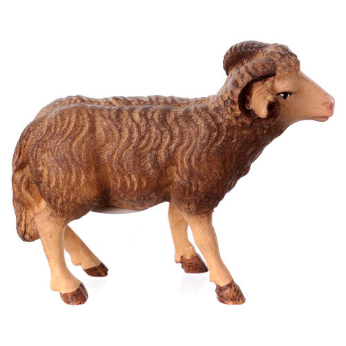 Ram for 12 cm Matteo Nativity Scene, wood, Val Gardena 1