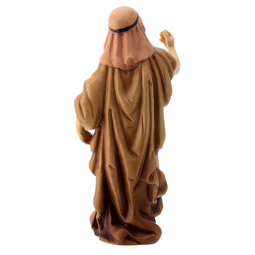 Cameleiro figura de madeira para presépio Val Gardena Matteo com personagens altura média 12 cm 4