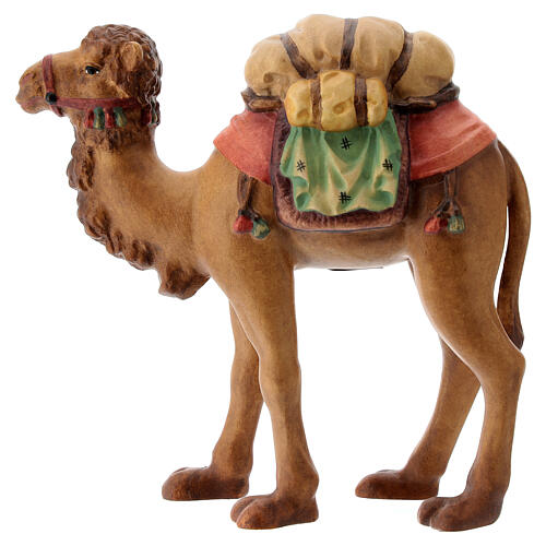 Camello bardado belén Mateo 12 cm Val Gardena 1