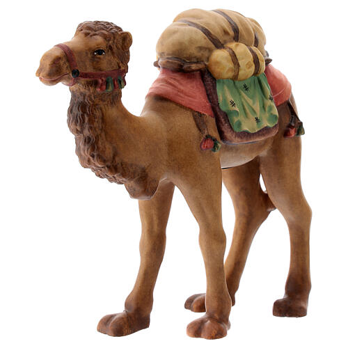 Loaded camel for 12 cm "Matthew" Nativity Scene Val Gardena wood 3