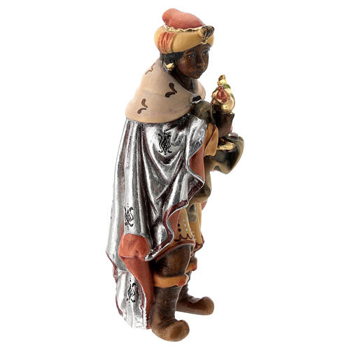 Moor Wise Man for 12 cm "Matthew" Nativity Scene Val Gardena wood 3