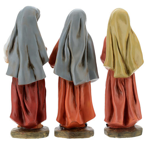 Estatuas de resina personajes belén 15 cm 5