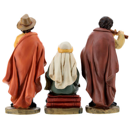 Nativity set of 9 characters, resin, 15 cm 7