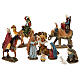 Nativity set 9 statues in resin 15 cm s8