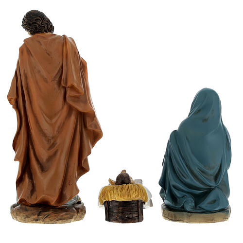 Nativity scene set 11 characters in resin 20 cm 11