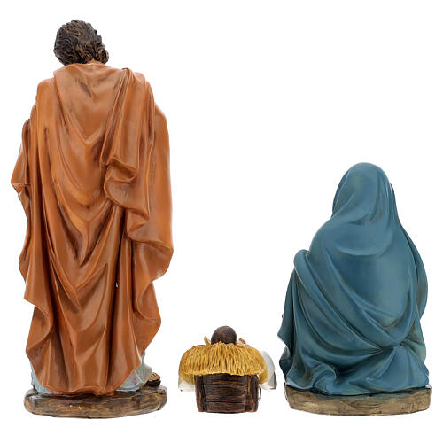 Complete Nativity Scene set 11 resin characters of 30 cm 3