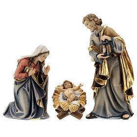 Kostner Nativity Scene set of 12 figurines 12 cm average height painted wood of Val Gardena