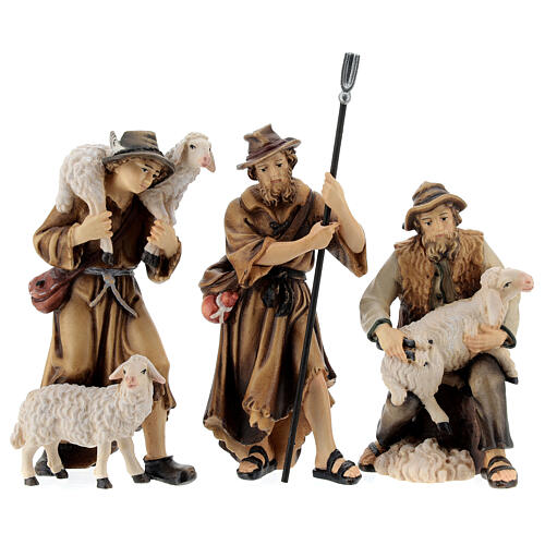 Kostner Nativity Scene set of 22 figurines 12 cm average height painted wood of Val Gardena 6