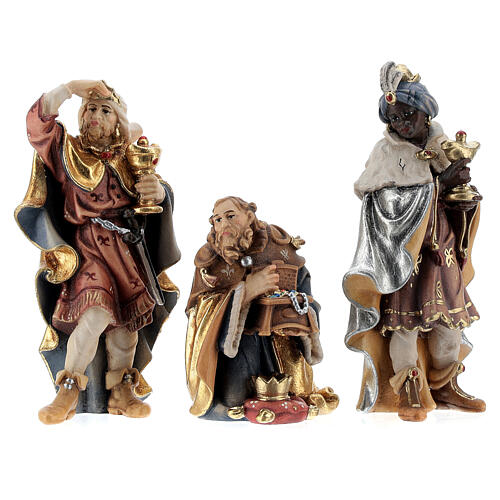 Rainell Nativity Scene set of 11 figurines 11 cm average height painted wood of Val Gardena 4