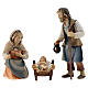 Original Pastore Nativity Scene set of 12 figurines 12 cm average height painted wood of Val Gardena s2