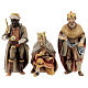 Original Pastore Nativity Scene set of 12 figurines 12 cm average height painted wood of Val Gardena s5