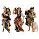 Nativity scene set Original Ulrich 14 pcs painted 12 cm Valgardena wood s5