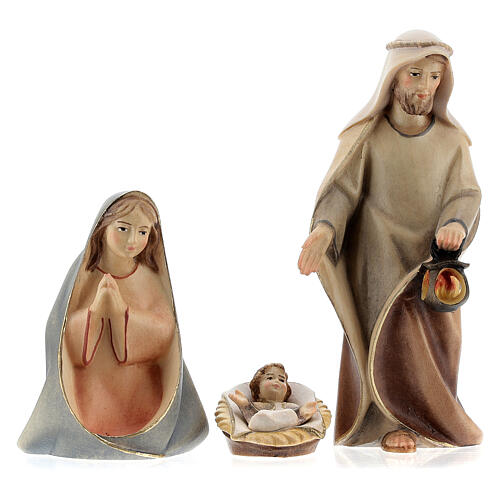 Original Cometa Nativity Scene set of 14 figurines 12 cm average height painted wood of Val Gardena 3