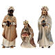 Original Cometa Nativity Scene set of 14 figurines 12 cm average height painted wood of Val Gardena s6