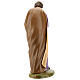 Fibreglass statue of Saint Joseph with crystal eyes, painted for Landi's outdoor Nativity Scene of 100 cm s6