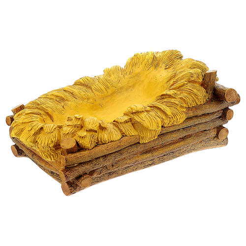 Figurka Dzieciątko Jezus i żłóbek włókno szklane, szopka Lando Landi 100 cm, na zewnątrz 13