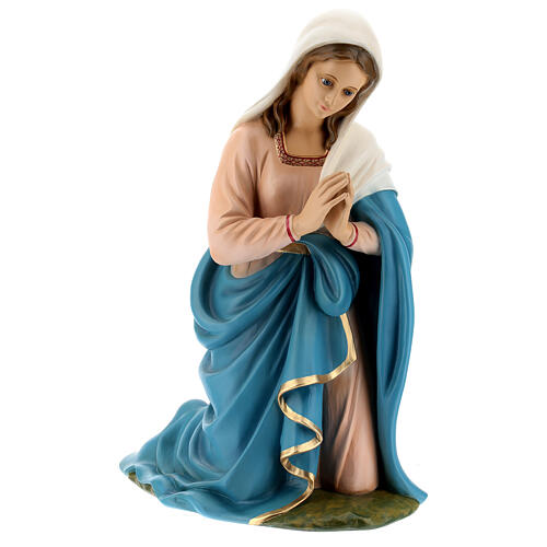 Holy Family statues, set of 3, fibreglass with crystal eyes, painted for outdoor, Landi's Nativity Scene of 100 cm 3