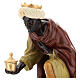 Moor Wise Man on his knees, fibreglass statue with crystal eyes, painted for outdoor, Landi's Nativity Scene of 65 cm s2