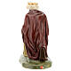 Statue Roi Mage maure agenouillé pour crèche Landi de 65 cm fibre de verre pour extérieur s8