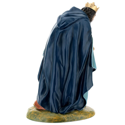 Estatua Rey Mago de pie fibra de vidrio belén Lando Landi 65 cm 6