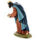 Fiberglass standing Wise Man with crystal eyes, painted for outdoor 65cm Nativity Scene by Landi s4