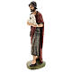 Standing shepherd with lamb, fibreglass statue with crystal eyes, painted for outdoor, Landi's Nativity Scene of 65 cm s3