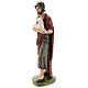 Standing shepherd with lamb, fibreglass statue with crystal eyes, painted for outdoor, Landi's Nativity Scene of 65 cm s5