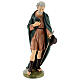 Statua pastore cappello in piedi vetroresina occhi cristallo presepe Landi 65 cm esterno s1