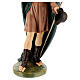 Statua pastore cappello in piedi vetroresina occhi cristallo presepe Landi 65 cm esterno s4