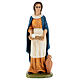 Shepherdess with cloths and jar, fibreglass statue with crystal eyes, painted for outdoor, Landi's Nativity Scene of 65 cm s1