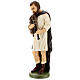 Bagpiper standing, fibreglass statue with crystal eyes, painted for outdoor, Landi's Nativity Scene of 65 cm s3