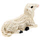 Sheep statue lying in fiberglass outdoors Lando Landi nativity scene 65 cm s4