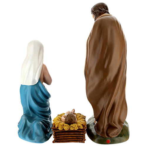 Holy Family set of 3, fibreglass statue with crystal eyes, painted for outdoor, Landi's Nativity Scene of 65 cm 8