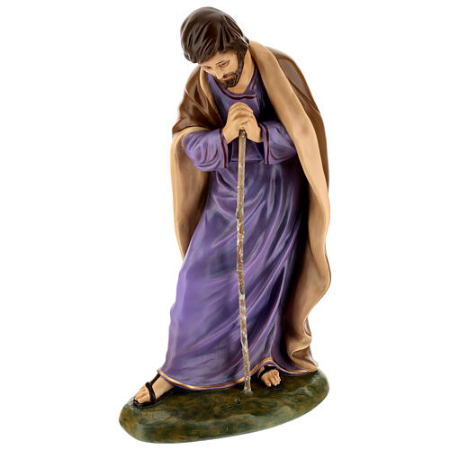 Natividade 3 figuras fibra de vidro pintada para presépio Lando Landi altura média 65 cm; exterior 5