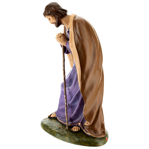 Holy Family statues 3 pcs fiberglass nativity Lando Landi of 65 cm outdoors 7