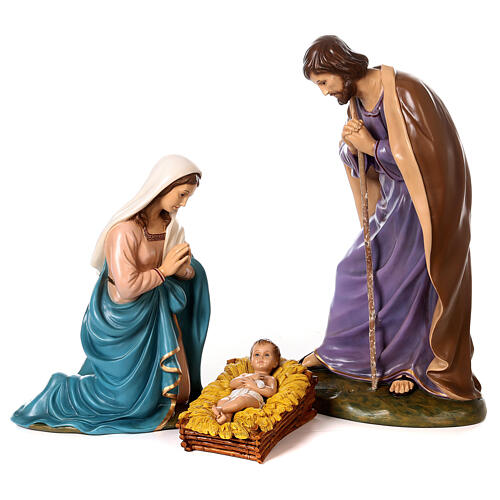 Nativity Scene set of 16 fiberglass figurines 65 cm by Landi OUTDOOR 2