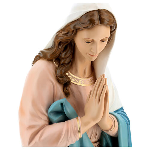 Virgin Mary on her knees, outdoor fibreglass statue for Landi's Nativity Scene of 160 cm 4