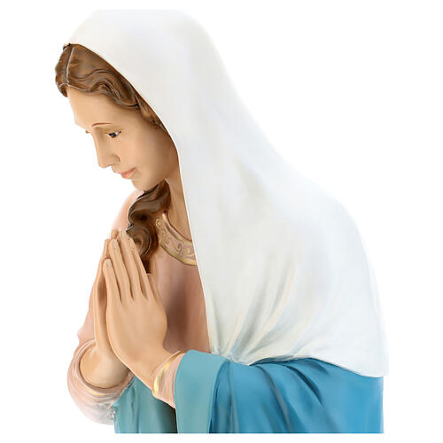 Virgin Mary on her knees, outdoor fibreglass statue for Landi's Nativity Scene of 160 cm 6