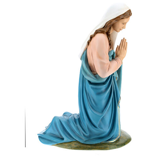 Virgin Mary on her knees, outdoor fibreglass statue for Landi's Nativity Scene of 160 cm 7