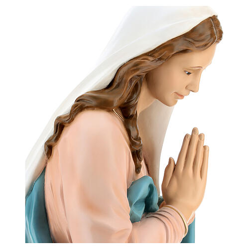 Virgin Mary on her knees, outdoor fibreglass statue for Landi's Nativity Scene of 160 cm 8