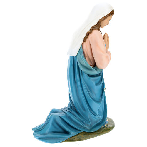 Virgin Mary on her knees, outdoor fibreglass statue for Landi's Nativity Scene of 160 cm 9