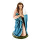 Virgin Mary on her knees, outdoor fibreglass statue for Landi's Nativity Scene of 160 cm s1