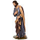 Statue Saint Joseph fibre de verre pour extérieur crèche Landi 160 cm s3