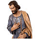 Statue Saint Joseph fibre de verre pour extérieur crèche Landi 160 cm s10