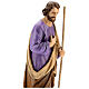 Statua San Giuseppe in piedi vetroresina manto marrone presepe 160 cm esterno s2
