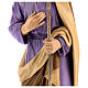 Statua San Giuseppe in piedi vetroresina manto marrone presepe 160 cm esterno s7