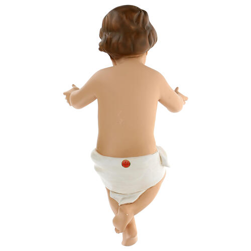 Infant Jesus with white cloth, outdoor fibreglass statue for Landi's Nativity Scene of 160 cm 9