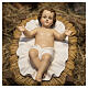 Infant Jesus with white cloth, outdoor fibreglass statue for Landi's Nativity Scene of 160 cm s2
