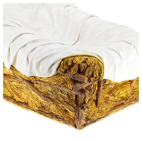 Infant Jesus with crib, outdoor fibreglass statue for Landi's Nativity Scene of 160 cm 11